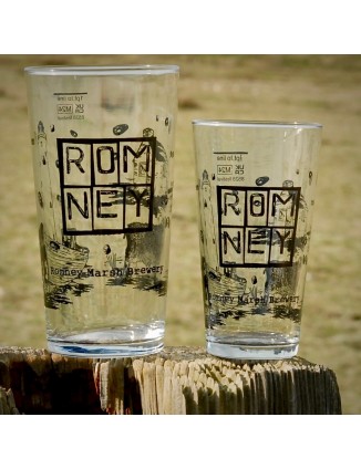 Romney 1/2 Pint Glass